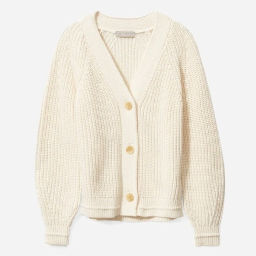 Everlane Texture Cotton Cardigan